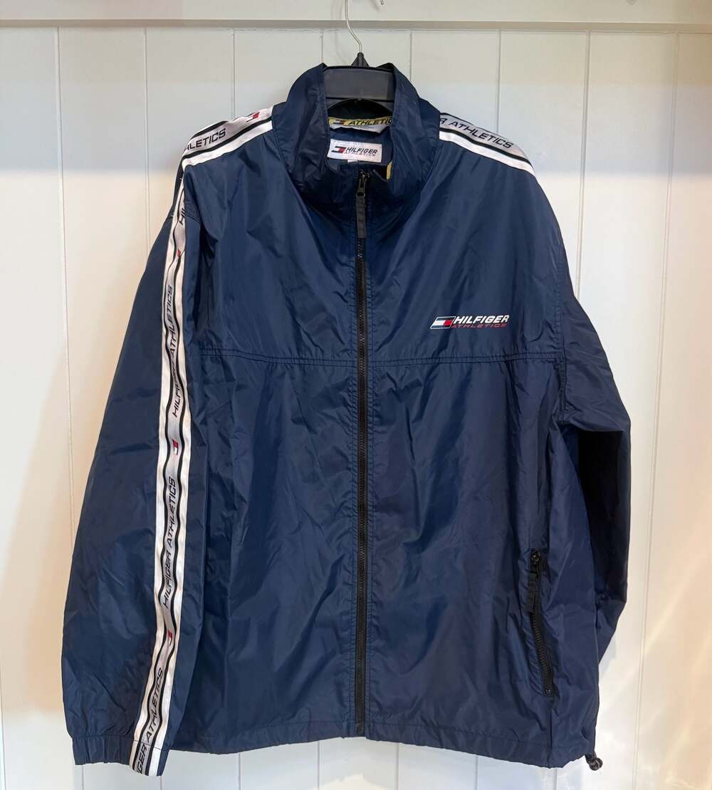Vintage Tommy Hilfiger Athletics Windbreaker Jacket Mens